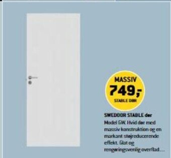 XL-BYG Swedoor Stable dør tilbud