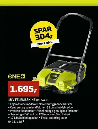 18 v fejemaskine R18SW3-0