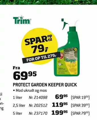 Bygma Protect garden keeper quick tilbud