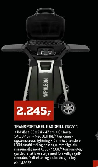 Bygma Transportabel gasgrill tilbud