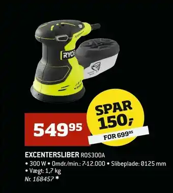 Bygma Excentersliber ROS300A tilbud