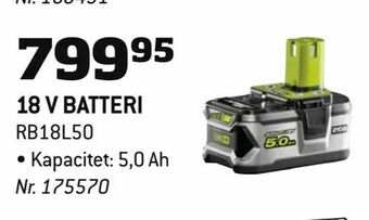 Bygma 18 v batteri tilbud