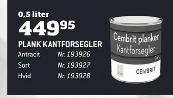 Plank kantforsegler