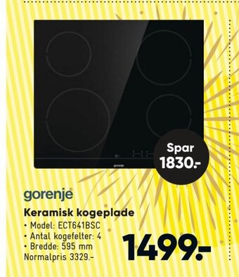 Bilka Keramisk kogeplade tilbud