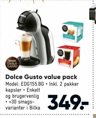Bilka Dolce Gusto value pack tilbud