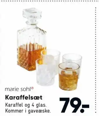 Bilka Marie Sohl Karaffelsæt tilbud