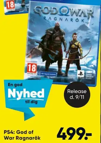 Bilka PS4: God of War Ragnarök tilbud
