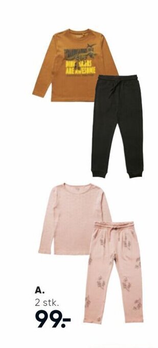 Bilka Bluse eller Sweatbukser tilbud