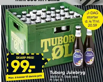 Bilka Tuborg Julebryg tilbud