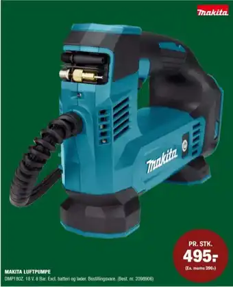 Stark Makita luftpumpe tilbud