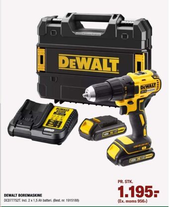 Stark Dewalt boremaskine tilbud
