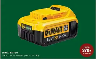 Stark Dewalt batteri tilbud