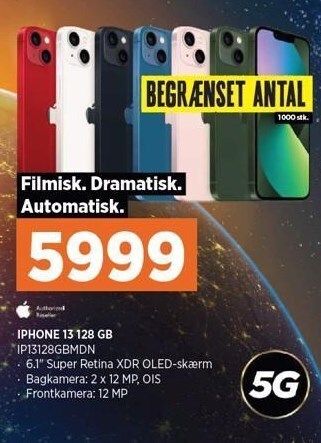 Power Iphone 13 128 gb tilbud