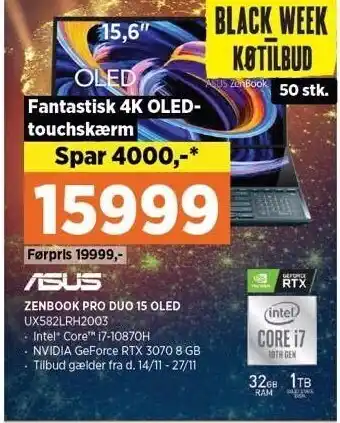 Power Zenbook pro duo 15 oled tilbud