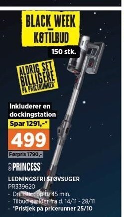 Power Ledningsfri støvsuger tilbud