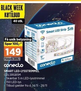 Smart led-lysstrimmel
