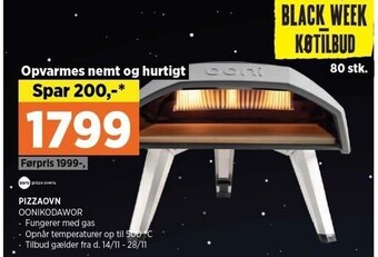 Power Pizzaovn tilbud