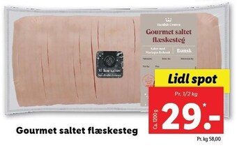 Lidl Gourmet saltet flæskesteg tilbud