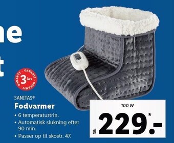 Lidl Fodvarmer tilbud