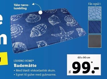 Lidl Bademåtte tilbud