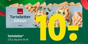 Coop 365 Tarteletter tilbud
