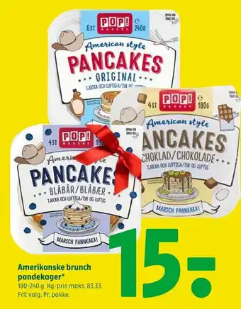 Coop 365 Amerikanske brunch pandekager tilbud