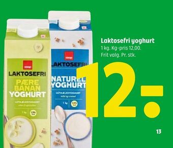 Coop 365 Laktosefri yoghurt tilbud