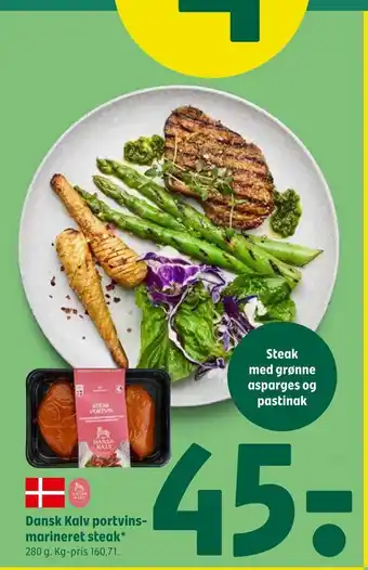 Coop 365 Dansk kalv portvinsmarineret steak tilbud