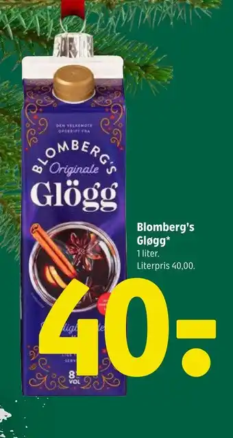 Coop 365 Blomberg's gløgg tilbud
