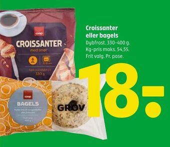 Croissanter eller bagels