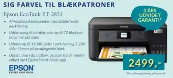 CBC Epson ecotank et-2851 tilbud