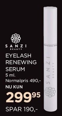 Eyelash renewing serum