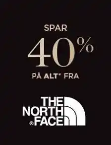Salling Spar 40% på alt* fra the north face tilbud