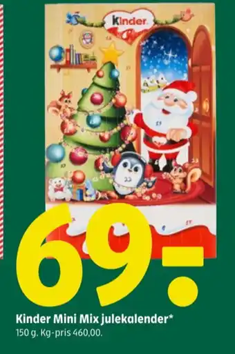 Coop 365 Kinder julekalender tilbud