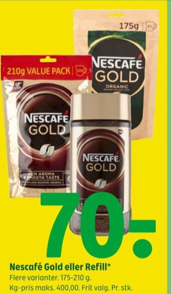 Coop 365 Gold instant kaffe tilbud