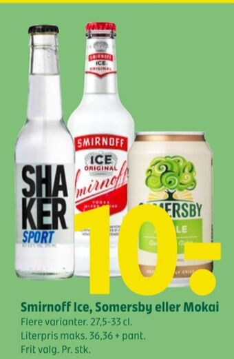 Coop 365 Smirnoff ice rtd-cider tilbud