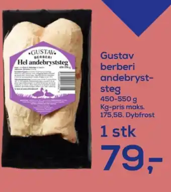 Irma Gustav andebryststeg tilbud