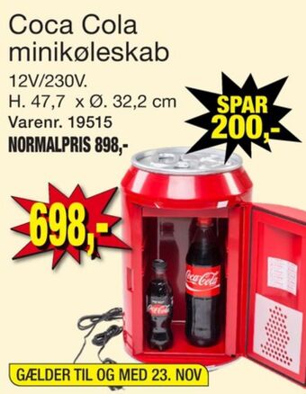 Harald Nyborg Coca cola køleskab tilbud