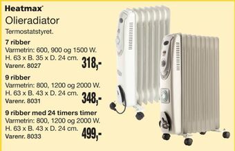 Harald Nyborg Heatmax olieradiator tilbud