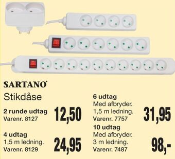 Harald Nyborg Sartano stikdåse tilbud