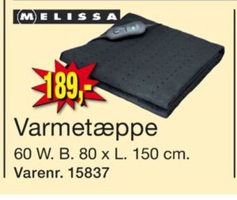 Harald Nyborg Melissa varmetæppe tilbud
