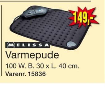 Harald Nyborg Melissa varmepude tilbud