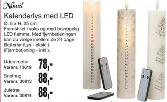 Harald Nyborg Nowel kalenderlys tilbud