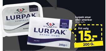 Lurpak Smør eller Smørbar