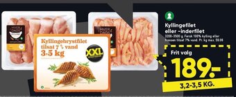 Bilka Kyllingefilet eller - Inderfilet tilbud