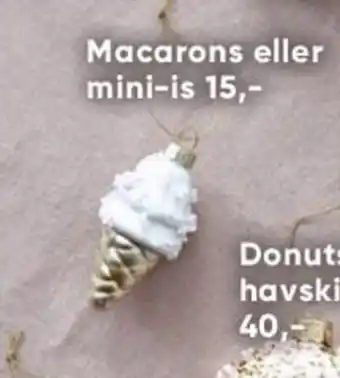 Bilka Macarons eller Mini-is tilbud