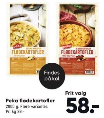 Bilka Peka Flødekartofler tilbud