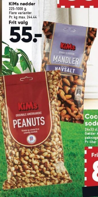 Bilka Kims Nødder tilbud