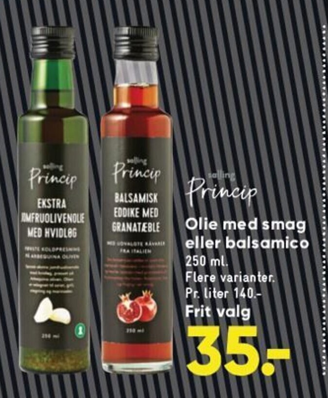 Olie med Smag Eller Balsamico tilbud hos Bilka