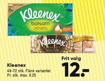 Bilka Kleenex tilbud